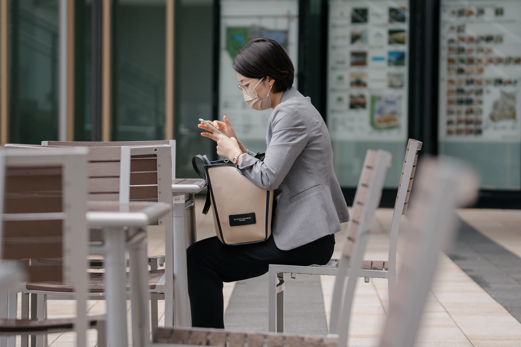 <span style="color: rgb(0, 0, 0);">A woman in the middle of her workday. Women in the workplace are often confronted with gender-based limitations. The global "Me Too" movement inspired the viral hashtag "KuToo" in 2019, which Japanese women used to speak out against company policies forcing them to wear high heels to work and other gender-based disparities.</span>